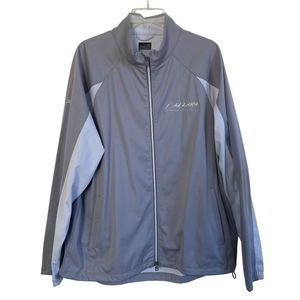 Greg Norman Lazzara Yachts Jacket Mens Full Zip Golf Grey Yachting Large